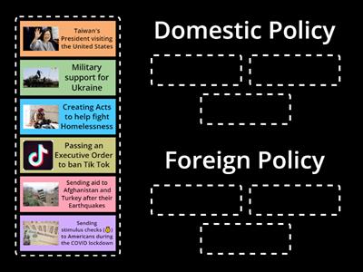 Domestic vs. Foreign Policy 