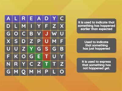 USE THE JUST, ALREADY AND YET