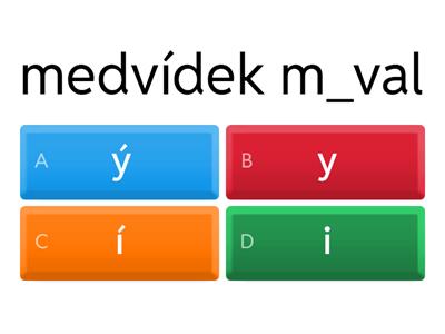 Vyjmenovaná slova po M; MÝVAL x MÍVAL