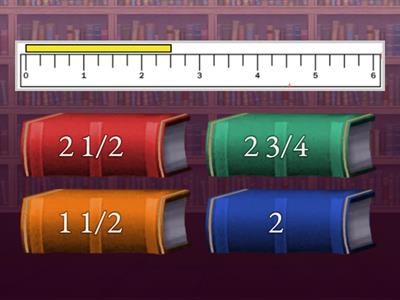 Read the Rulers- Nearest 1/4 Inch