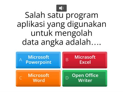 GAME SOAL LATIHAN MS. EXCEL