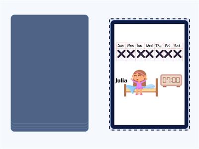 Make sentences using ALWAYS, USUALLY, SOMETIMES, NEVER