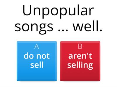 PRESENT SIMPLE PRESENT CONTINUOUS