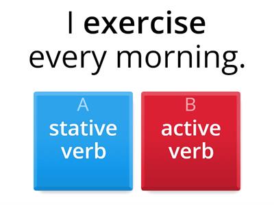 dynamic or stative verbs