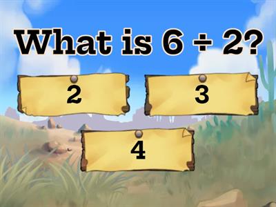 Basic Division Quiz for Standard 2
