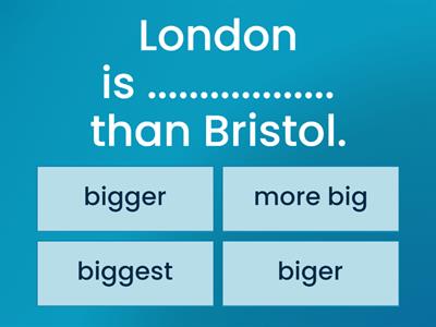 Comparative Adjectives