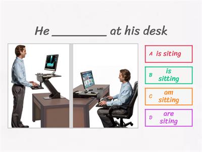 Present Continuous (affirmative, negative)