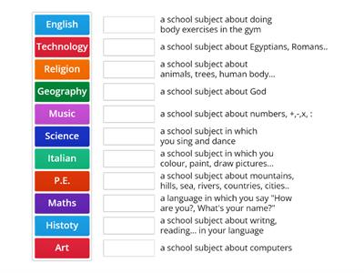 School Subjects