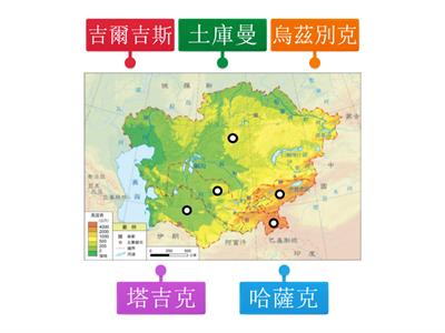 2下地理CH3課後閱讀中亞五國