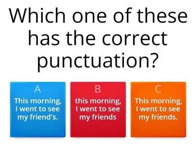 CLP -  Punctuation Game 1