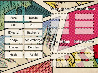 Partes invariables de la oración