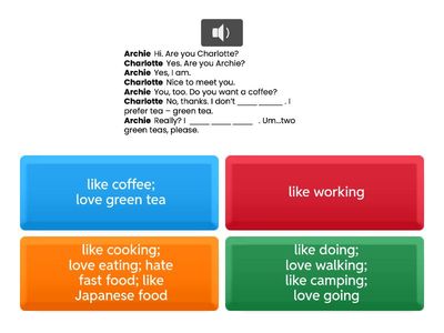 Listening: Presentations.