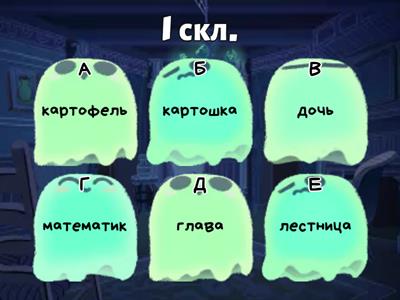 Склонение существительных (6 класс)