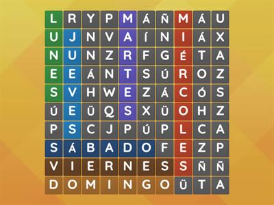 Los días de la semana