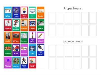 Proper and Common Nouns