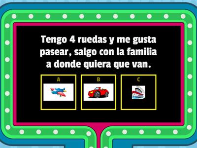 Medios de transporte adivinanzas