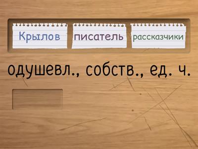 Морфологические признаки имени существительного. 2 - 4 класс