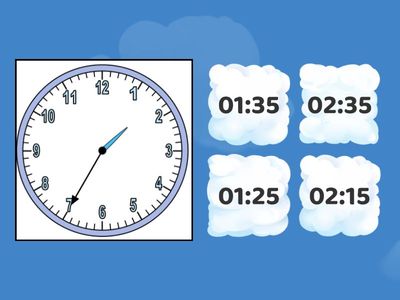 МАТ-2-1-31 Визначаємо час за годинником