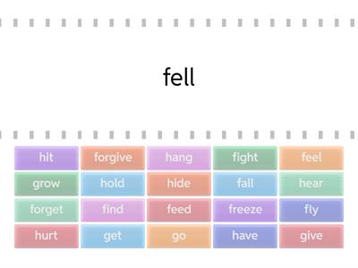 irregular and regular verbs