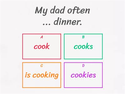 1A Present Simple VS Present Continuous