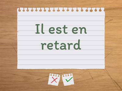 Transformez la phrase en phrase négative -francisation niveau 1