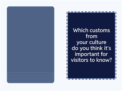 I1 Speaking & Listening Culture Shock