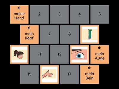 Jana und Dino - Körperteile