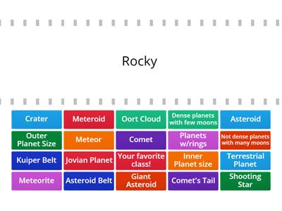 Planets, Asteroids & Comets