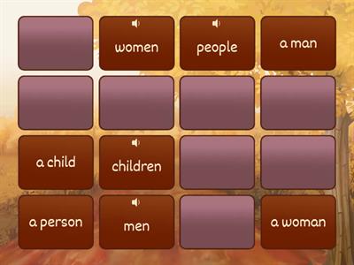 Irregular plurals (only words)