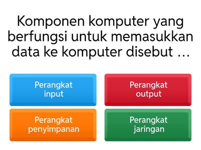 Komponen dan Sistem Komputer