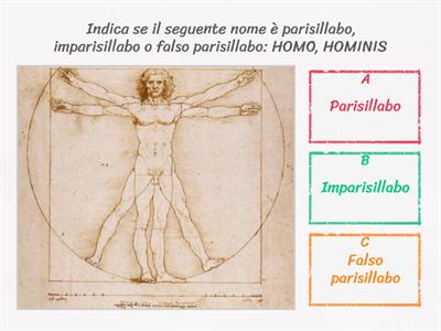 La terza declinazione - Nomi I gruppo