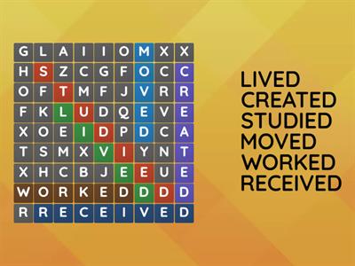 past simple - regular verbs