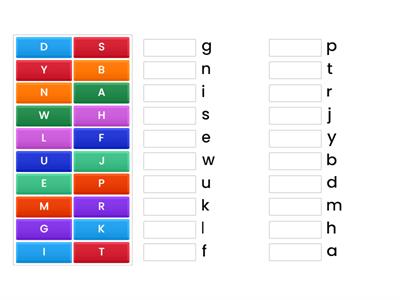 Uppercase / Lowercase Letters