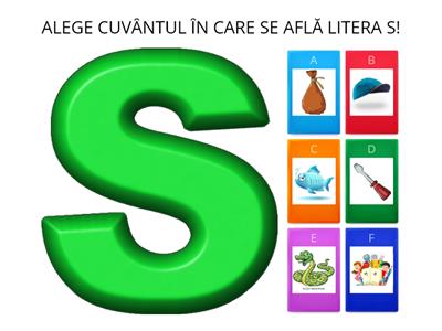  DIFERENȚIERE S-Ș (la nivelul cuvintelor)