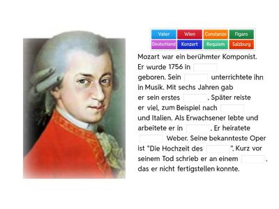 Dee B1. K. 20 / Mozarts Biografie 3