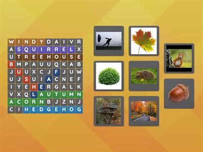 AUTUMN WORDSEARCH