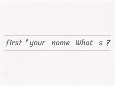 Pre-A1 | Personal information