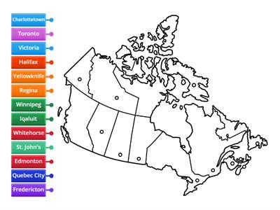 Provincial Capitals Canada