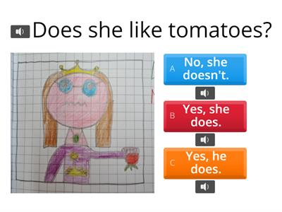 3^A - Does he/she like...?