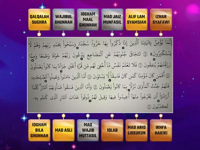 TAJWID SURAH SAJDAH :15-20