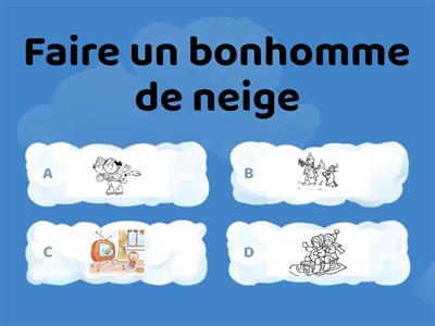 Les activités d'hiver