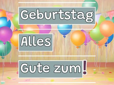 Geburtstagsparty