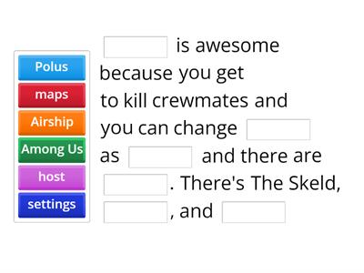 Guess the Words that are Missing- Roblox