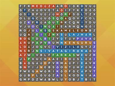 25 ÁLLAT FELADAT BÁRKINEK