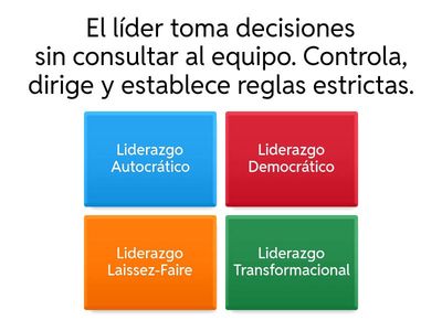 TIPOS DE LIDERAZGO