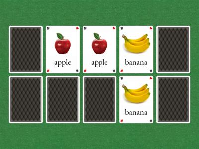 Match the fruit - images and text