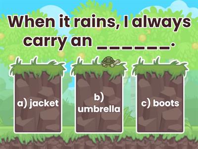 Vocabulary – Choose the Right Word