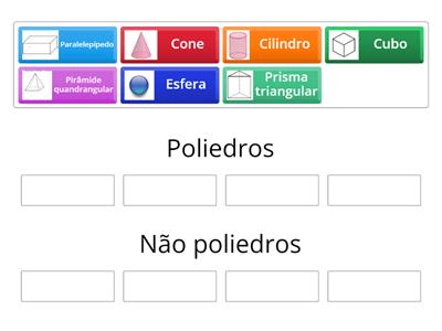 Poliedros e não poliedros