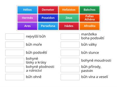 BOZI - řecká mytologie 