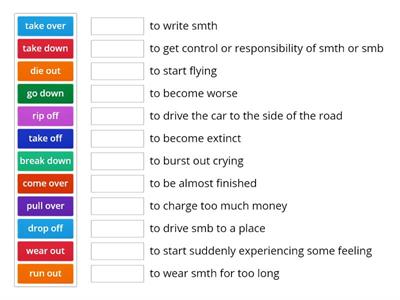 upstream b1+ phrasal verbs on units 1-5